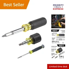 Compact 3-Piece Screwdriver Set - Magnetic Driver & Electronics Precision Tools