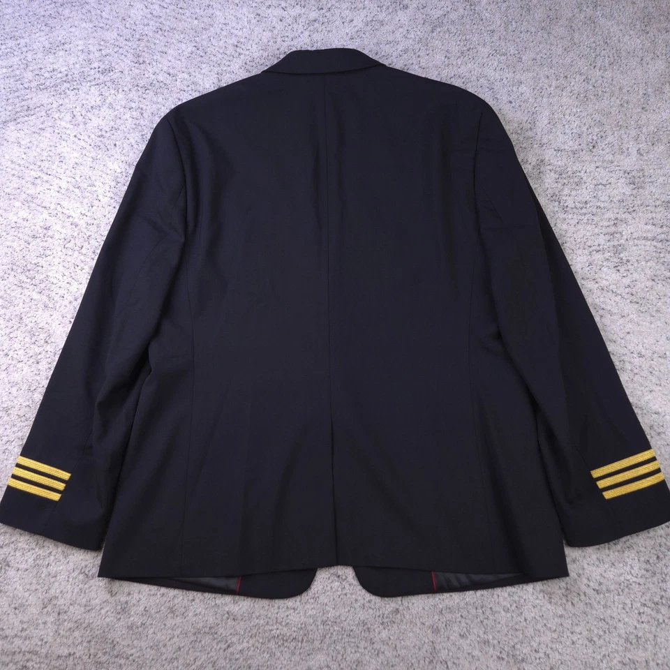 Blazer Delta GPS Ropa Para Hombres 46 Aerolíneas Chaqueta Uniforme Piloto Negro Mezcla de Lana Foto 2 de 4