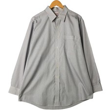 Used Brooks Brothers 346 long-sleeved cotton striped shirt men's size XL