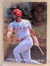 1996 Flair GOLD #169 Juan Gonzalez Rangers RARE ULTRA PREMIUM PARALLEL