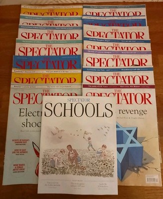 MAGAZINES - X15 Issues Of The Spectator Magazine 2024 Bundle Collection Lot 