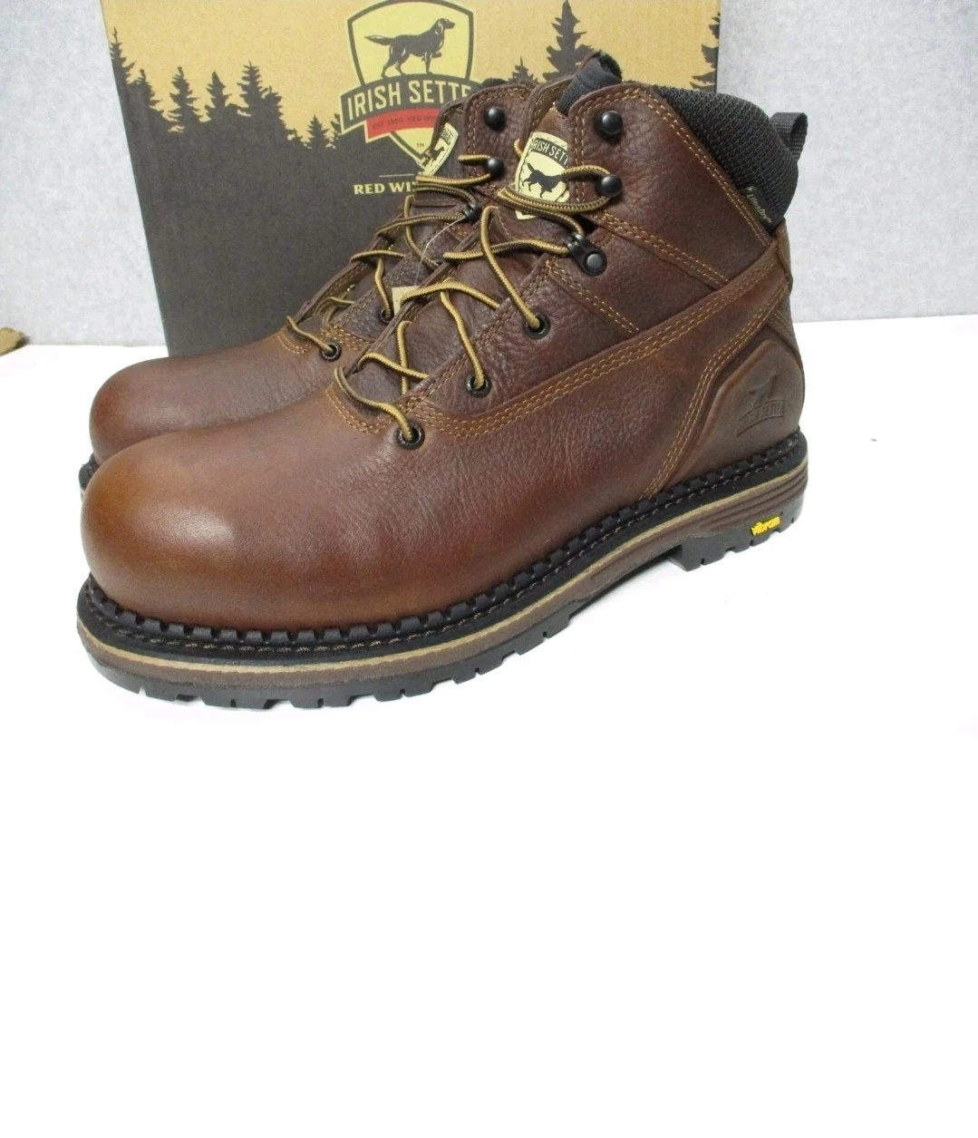 Irish Setter Edgerton Waterproof Safety Toe Boots Mens Sz 10.5 EE (Wide)