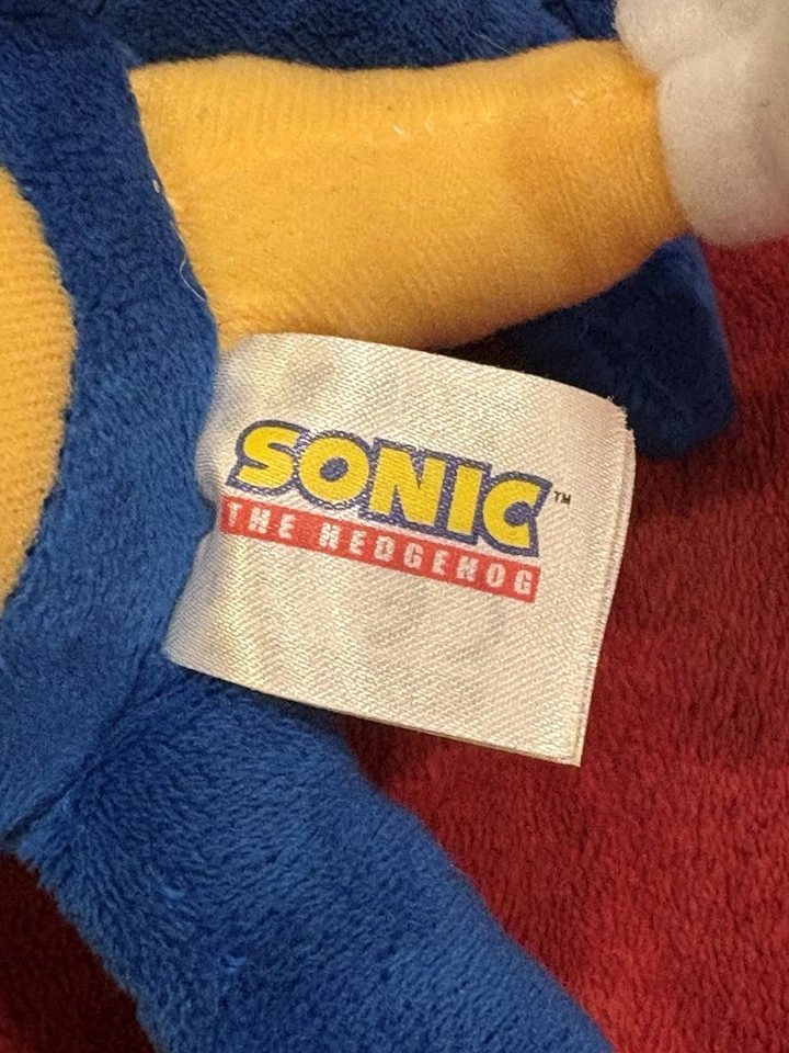 Sonic The Hedgehog TOMY 12 Plush Pointing Finger 2017 Toy Stuffed Animal Sega - Image 4 of 4