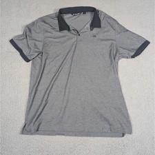 Travis Mathew Polo Shirt Mens Size XXL Gray Performance Golf Casual Stretch