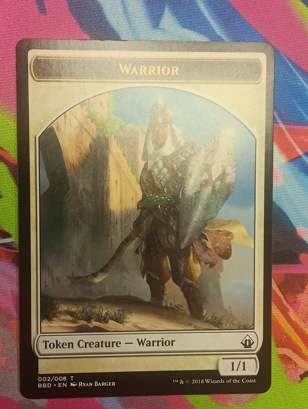 Warrior Token Battlebond Magic: The Gathering