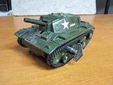 1970'S VINTAGE MARX WIND UP WW II U.S. ARMY TANK -WORKS  