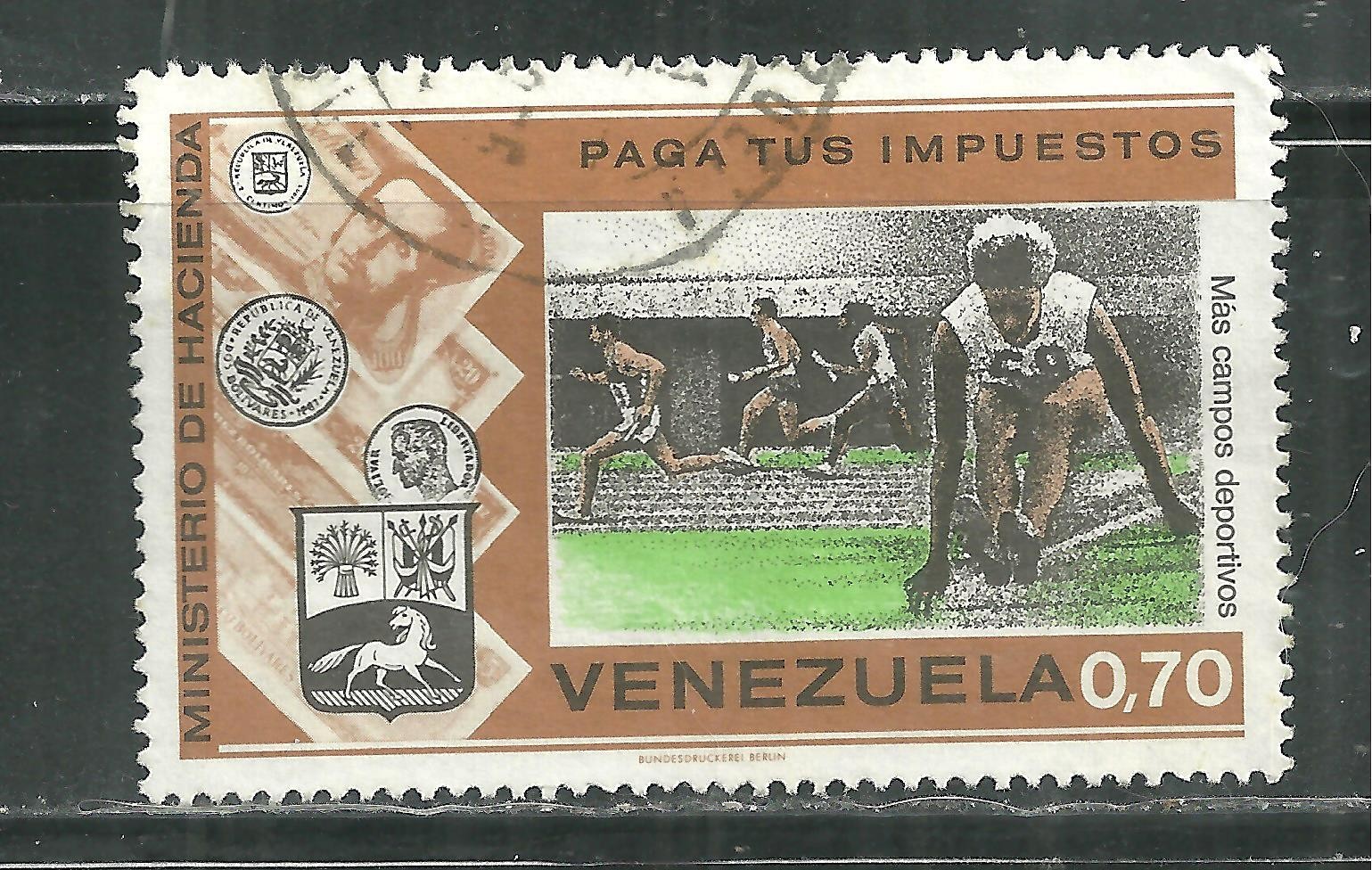 VENEZUELA 1079 USED SPORTS