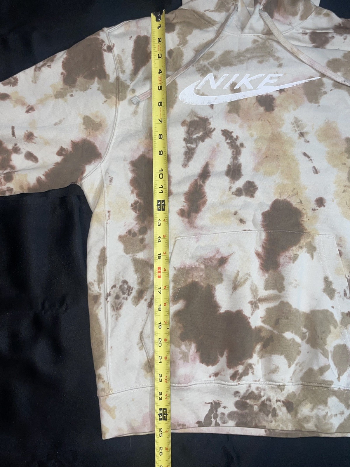 Nike Tan Acid Print Basic Pullover Sweatshirt | S… - image 4