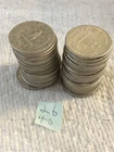 US 90% PURE SILVER FULL ROLL 40 QUARTERS 1959-1964 LOT #26
