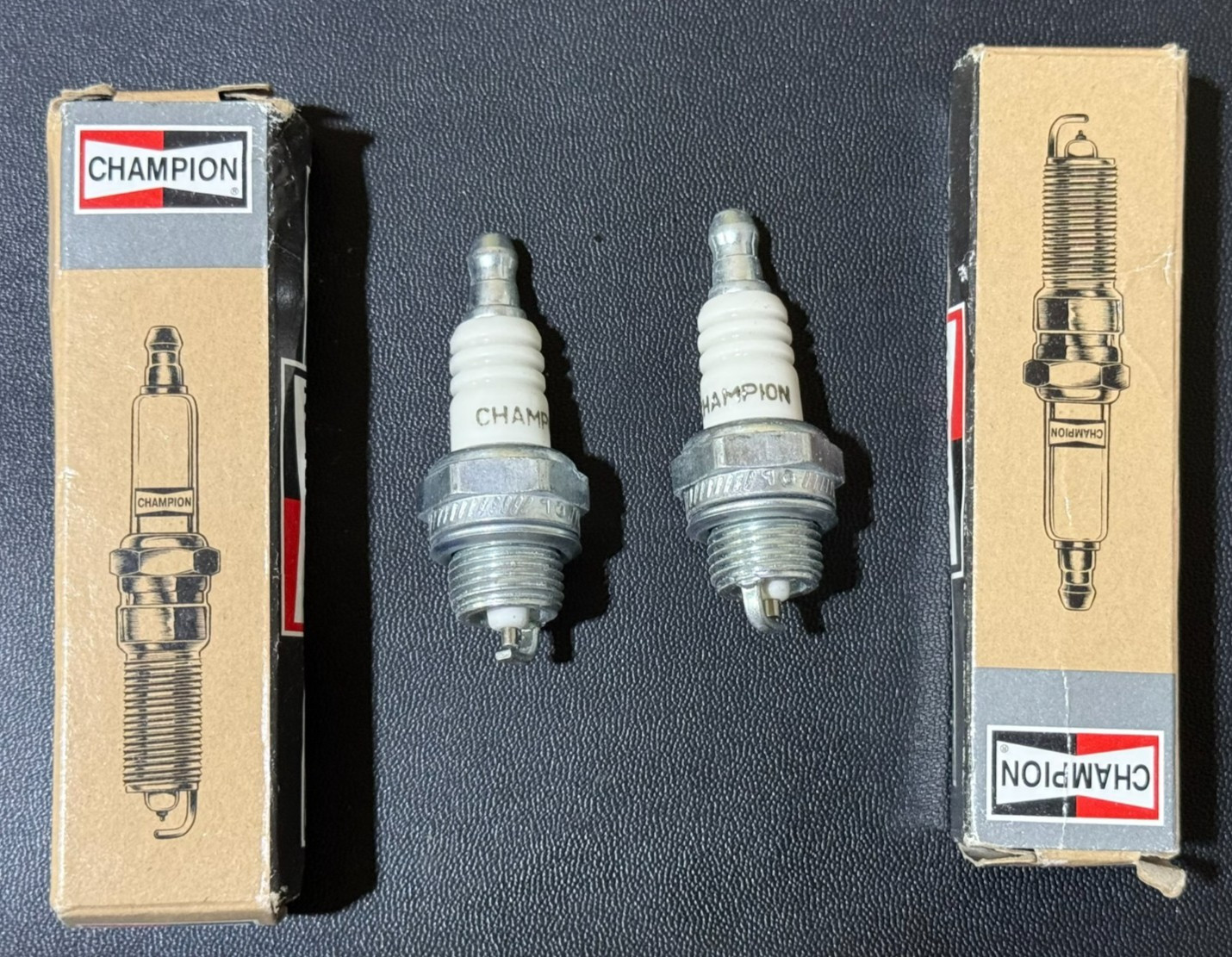 NEW Champion 848 CJ8Y Spark Plug Copper Plus Fits Small Engines OEM 2 Pack