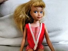 Vintage 1966 Skipper Doll blonde hair with clothes