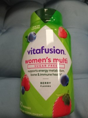 VITAFUSION WOMEN'S MULTI  GUMMIES~ SUGAR FREE~ BERRY FLAVOR, 90 Gummies