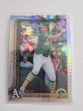 2025 Topps Chrome Update series Prizm Refractor Nick Kurtz Card# USC-178