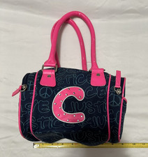 Justice Kids C Purse Handle Zip Studded Pockets