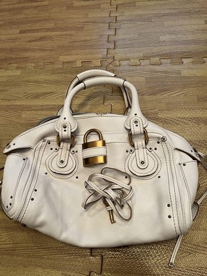 Chloé Paddington Leather Hand bag y2k Chloe Paddington Leather Bag Handbag Shoulder Y2K Padlock