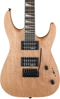 Jackson JS22 DKA Dinky Natural Oil Double Cutaway Electric Guitar Bolt-On Neck