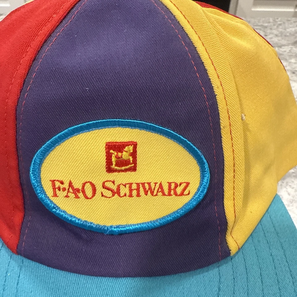 Boné de beisebol vintage Interestelar Propeller FAO preto colorido feito nos EUA - Imagem 2 de 4