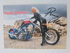 PUMA MOORE XL Autogrammkarte Autograph Signiert Signed Orginal Erotik