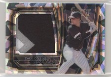 2020 Select Rookie Jumbo Swatches Cracked Ice Prizm 16/25 Zack Collins uk2