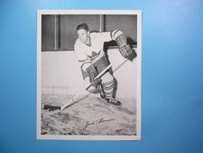 1945/54 QUAKER OATS NHL HOCKEY PHOTO JIM THOMSON MK SHARP TORONTO MAPLE LEAFS