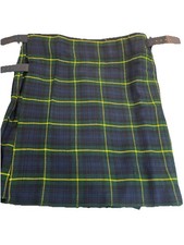 Kommando Kilts Scottish Design Tartans Acrylic Kilt Navy/Green Plaid Sz 40 NEW