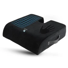 Extra Thick Firm Coccyx Seat Cushion | Front Slope Added Comfort | Large Memo...