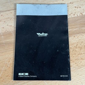 Fortress of Narzod Vectrex Video Game 1983 - Overlay And Manual, No Box - TESTED