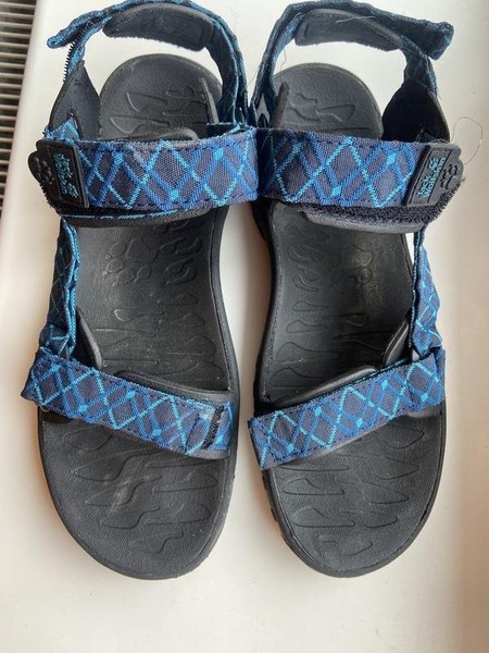 Men Jack Wolfskin Sandals Navy 43