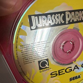 Jurassic Park Sega CD Game Disc Only (1993) - Untested Resurfaced Disc