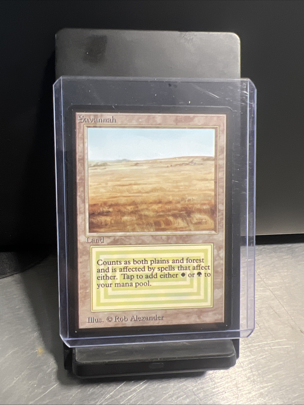 Alpha Savannah  Magic MTG BEAUTIFUL MAGIC THE GATHERING DUAL LAND
