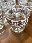 Vintage Libbey Glasses Barware Set Copper Penny Etching Liberty Freedom Set of 8 — photo 9
