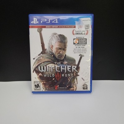 The Witcher 3 Wild Hunt Standard Edition (PS4) with Map