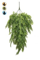 Artplants KüNstlicher Schwertfarn Slorme, Steckstab, GrüN, 80Cm