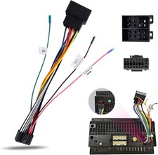 16 Pin ISO Radio Wiring Harness Adapter for Android Car Stereo Radio, Power C...