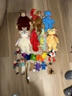 Lot of  16 Vintage Retired Rare TY Beanie Babies W Tags Collection Collectible