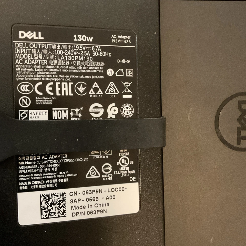 GENUINE Dell USB-C Docking Station WD19/S K20 With Dell 130W AC Power Adapter - Image 2 of 4