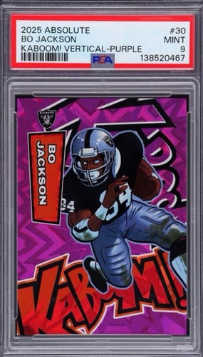 Bo Jackson #30 2025 Panini Absolute Kaboom Vertical card