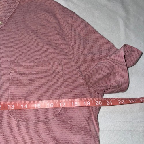 J.S. A. Bank 1905 Slim Fit Polo Shirt Mens Large Pink Short Sleeve Casual - Picture 7 of 8
