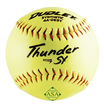 Thunder SY Softbol, ASA, 12 pulgadas, 6 paquetes -4A069YR6 - Imagen 1 de 1