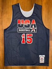 Mitchell & Ness 1992 USA Basketball Magic Johnson Practice Jersey Size L