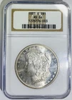 1881-S San Francisco $1 Morgan Silver Dollar NGC Graded MS 64