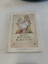 American Girl Kirsten a Spring Story Book Doll Happy Birthday