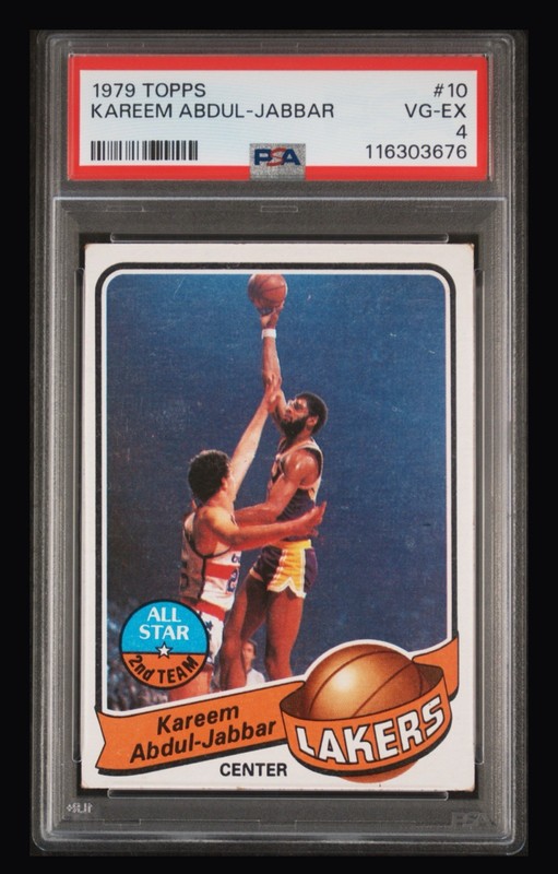 1979 Topps Kareem Abdul-Jabbar #10 PSA 4 Lakers HOF Lew Alcindor