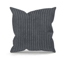 Pair Of Large Super Soft Plush Jumbo Cord Cushions 18"x18"(45x45cm) 10 + Colours