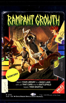 2023 MTG Magic The Gathering Secret Lair Movie Poster Card #1370 Rampant Growth