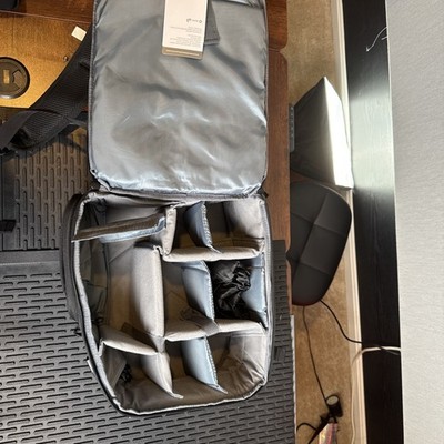 llano Camera Backpack for DSLR/SLR/Mirrorless   Water-Resistant Large Black  20L
