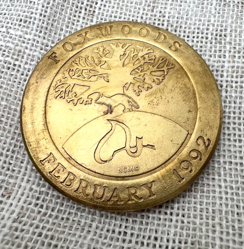 1992 Grand Opening Coin - FOXWOODS Resort Casino Rare FInd~The Wonder of It All