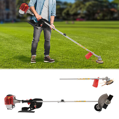 #ad 26cc Gas Powered Grass String Trimmer Weed Wacker Cutter Lawn Mower Edger 650W $156.40