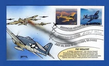 Scott 3920 & 3918 Aviation Ercoupe & Hellcat HP Bevil FDC 59/200