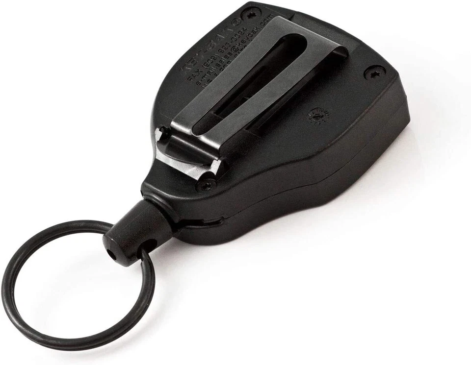 KEY-BAK SUPER48 Locking Retractable Keychain, Steel Belt Clip, Made in the USA - Image 2 of 4